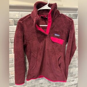 Patagonia Maroon Fleece Jacket